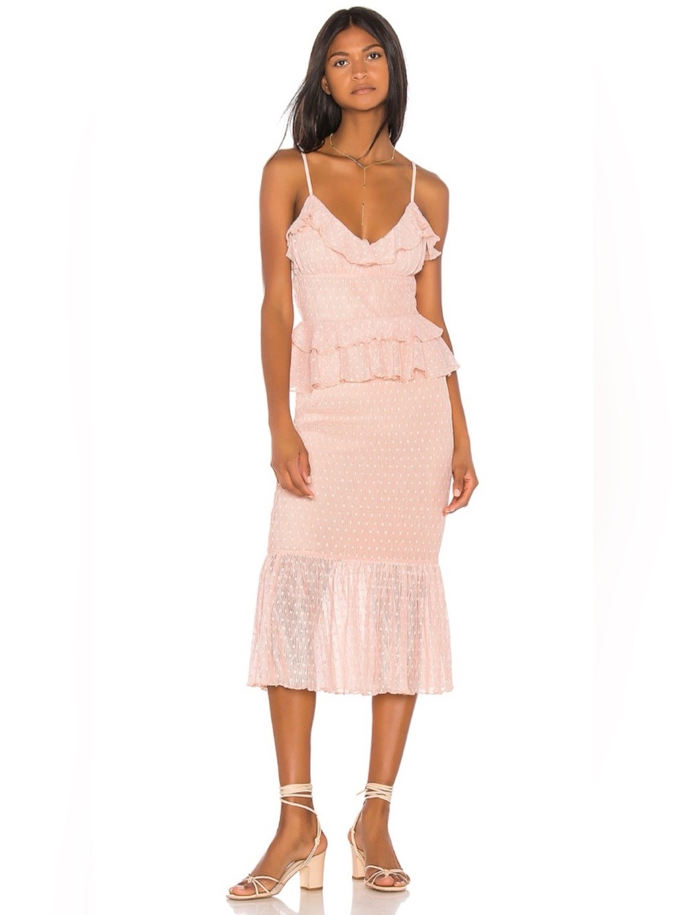 Lucia Midi Dress in Pink Blush
SONG OF STYLE